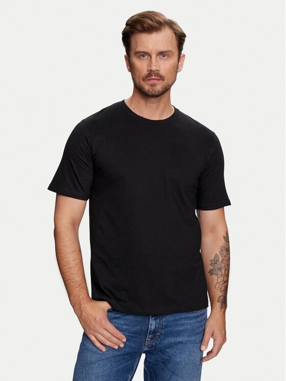 Jack&Jones Jack&Jones Set od 3 majice Under 12248076 Crna Standard Fit