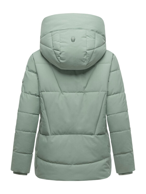 Marikoo Marikoo Kurtka zimowa Kuschelnasee Zielony Regular Fit
