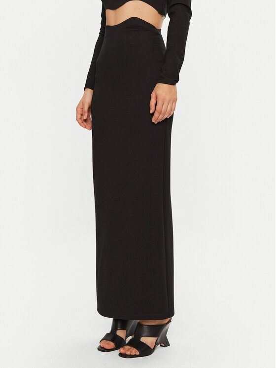 STAUD STAUD Fustă tip creion Petunia R24P6128PT Negru Slim Fit