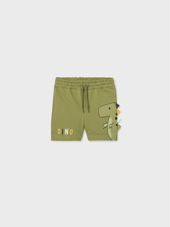 Mayoral Mayoral Шорти от плат 1294 Зелен Regular Fit