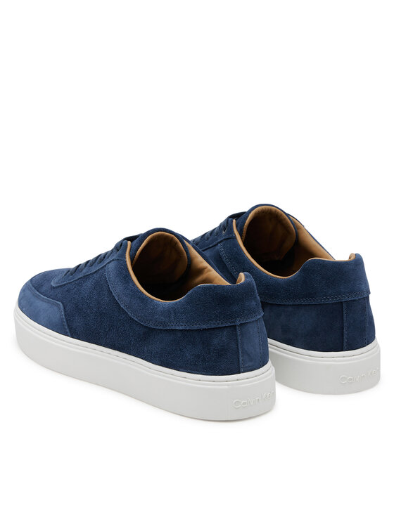 Calvin Klein Calvin Klein Sneakersy Clean Cup Low Laceup Oxf Su HM0HM01880 Granatowy