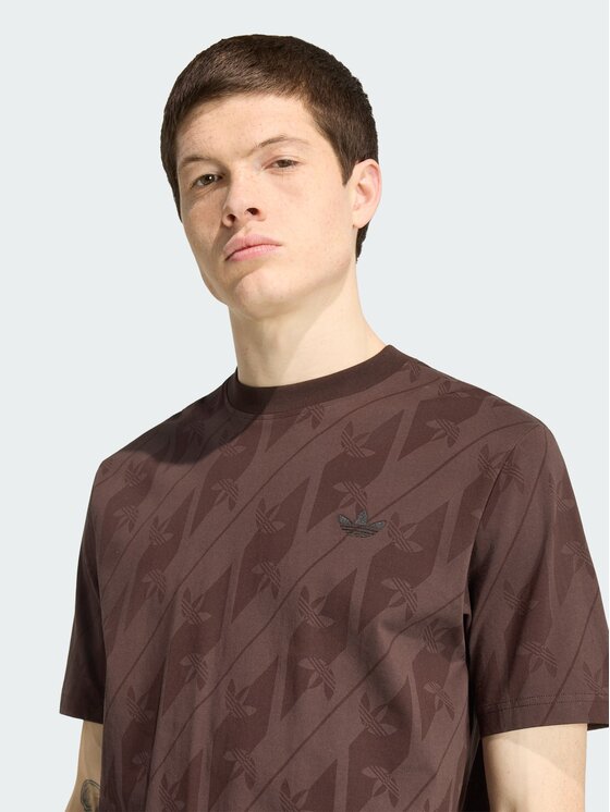 adidas adidas T-Shirt 164802 Brązowy Regular Fit