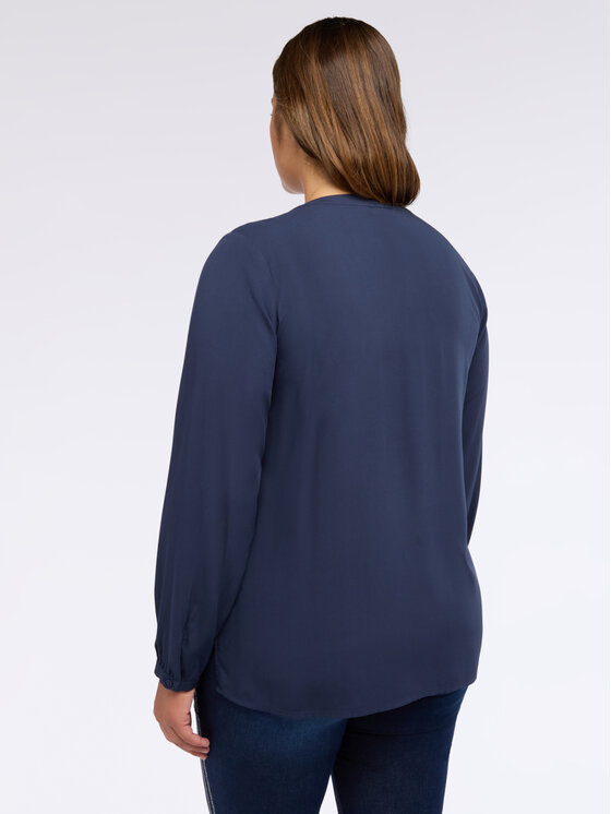 Fiorella Rubino Fiorella Rubino Blusa 2816T002333N034 Blu A-Line Fit