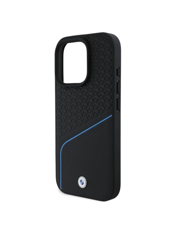 BMW Motorsport BMW Motorsport Etui na telefon Sign Leather Textured And Line Czarny