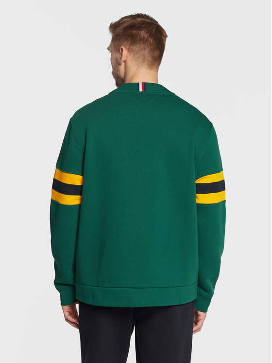 Tommy Hilfiger Tommy Hilfiger Kardigan Icon Monogram MW0MW29333 Zielony Relaxed Fit