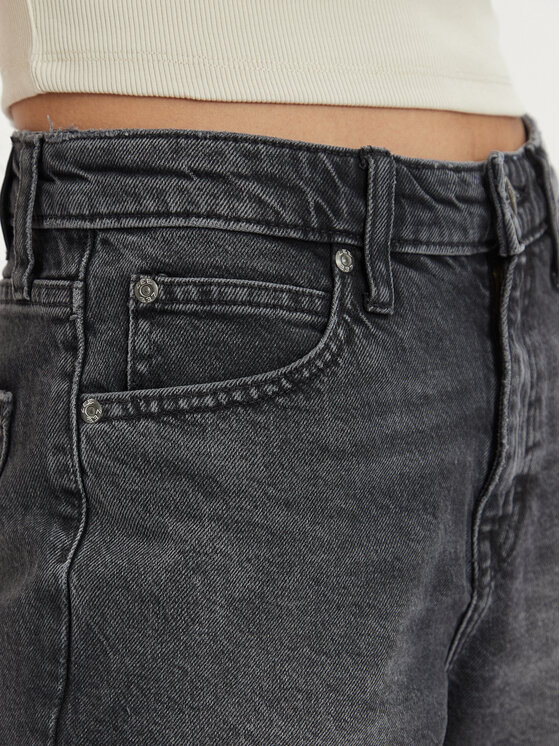Lee Lee Džínsové šortky Carol 112348983 Čierna Regular Fit