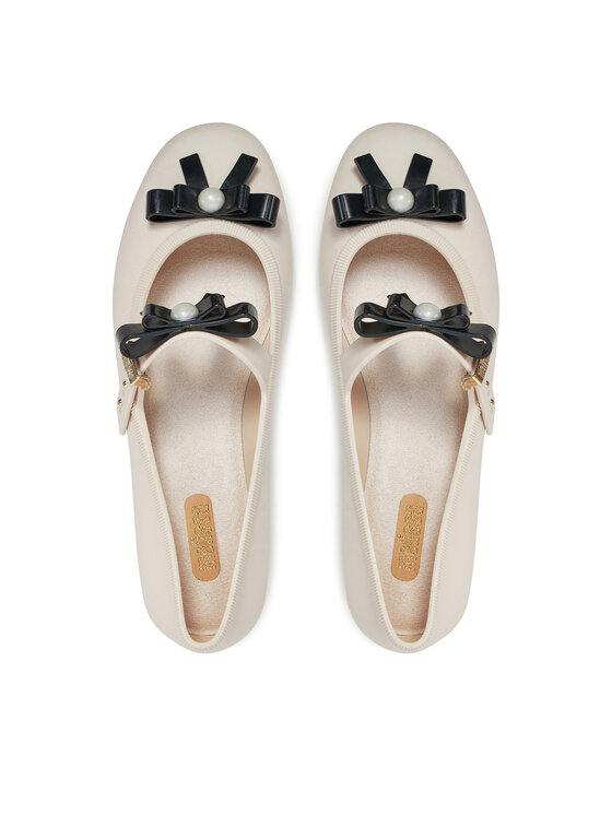 Melissa Melissa Balerinke Melissa Soft Ballerina Bow Ad M 35971 Écru