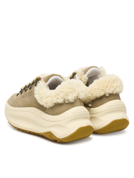 Moon Boot Moon Boot Sneakersy Moon247 City Shearling 80D2490040 Hnědá