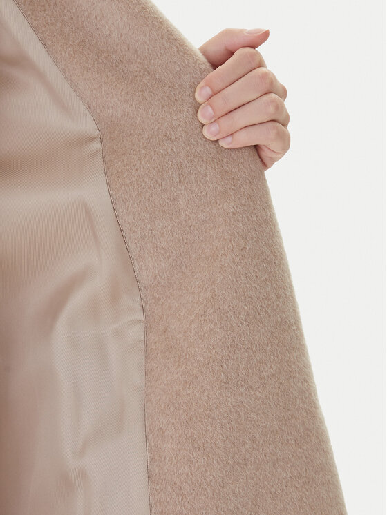 Weekend Max Mara Weekend Max Mara Gyapjú kabát Tempera 2525016082 Bézs Regular Fit