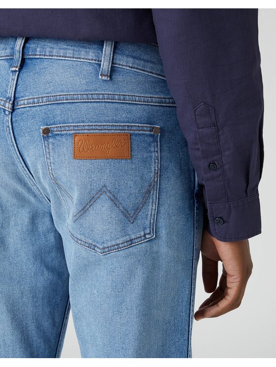 Wrangler Wrangler Jeansy Greensboro Niebieski Regular Fit