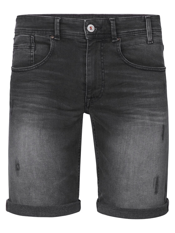 Petrol Industries Petrol Industries Pantaloni scurți de blugi M-1050-SHO003 Negru Regular Fit