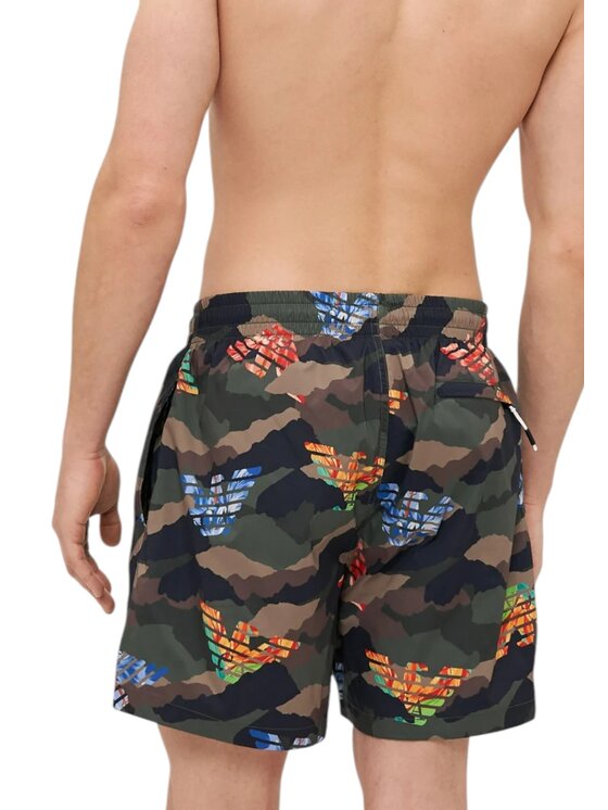 Emporio Armani Emporio Armani Costume da bagno costume - Emporio Armani - camou Multicolore Regular Fit