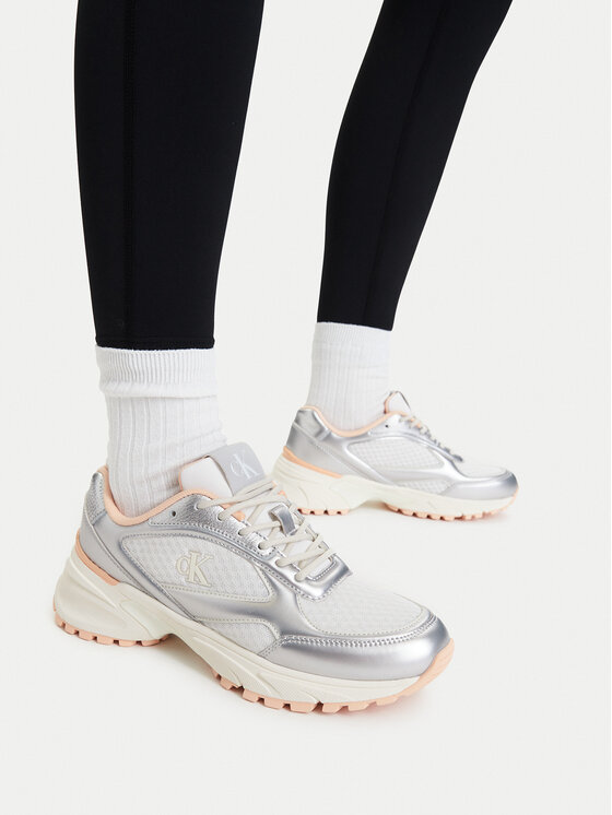 Calvin Klein Tenisice Hike Runner Lace Up Mesh Mix Met YW0YW02063 Šarena