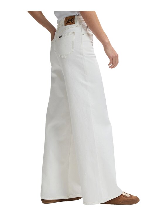 Lee Lee Jeansy HOPE Biały Loose Fit