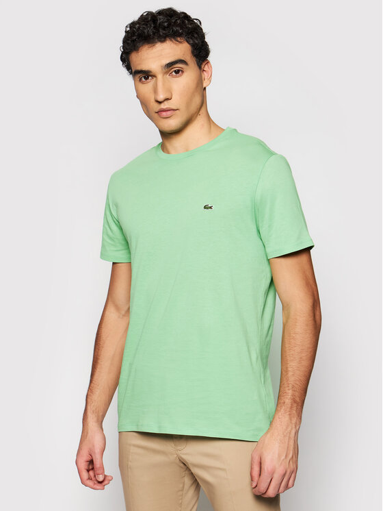 Męski T-Shirt Lacoste, Rozmiar 5, Zielony, TH6709