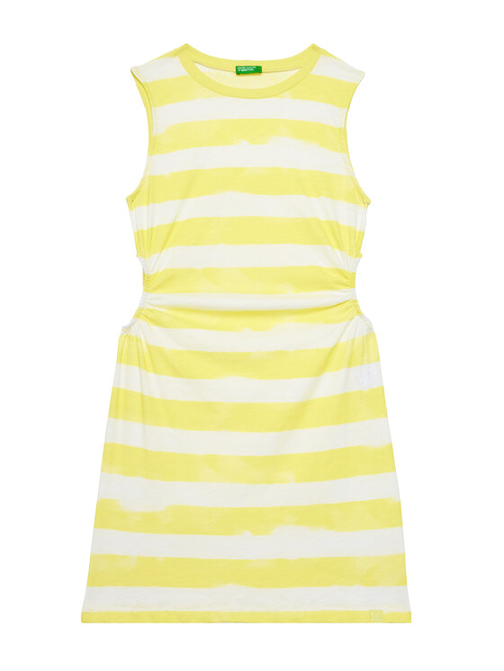 United Colors Of Benetton United Colors Of Benetton Poletna obleka 3SL3CV013 Rumena Regular Fit