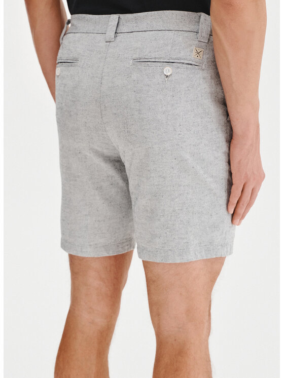 Pako Lorente Pako Lorente Szorty materiałowe P25SF-WS-004 Szary Classic Fit