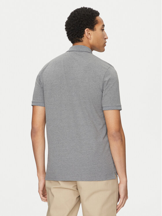 Selected Homme Selected Homme Polo marškinėliai 16095851 Pilka Slim Fit