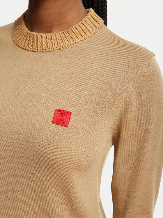 MAX&Co. MAX&Co. Pulover 2626366043200 Svetlo rjava Regular Fit