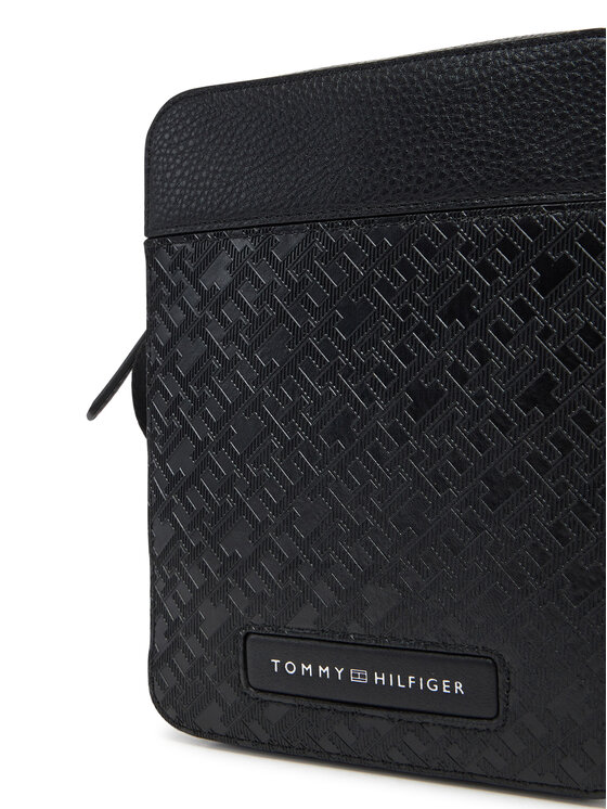 Tommy Hilfiger Tommy Hilfiger Saszetka Th Monogram Mini Preporter AM0AM13210 Czarny