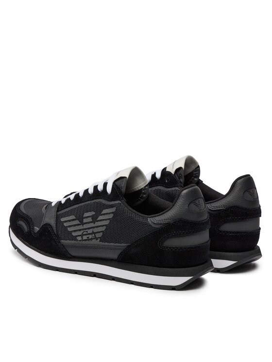 Emporio Armani Emporio Armani Tenisice X4X537 XM678 N639 Crna
