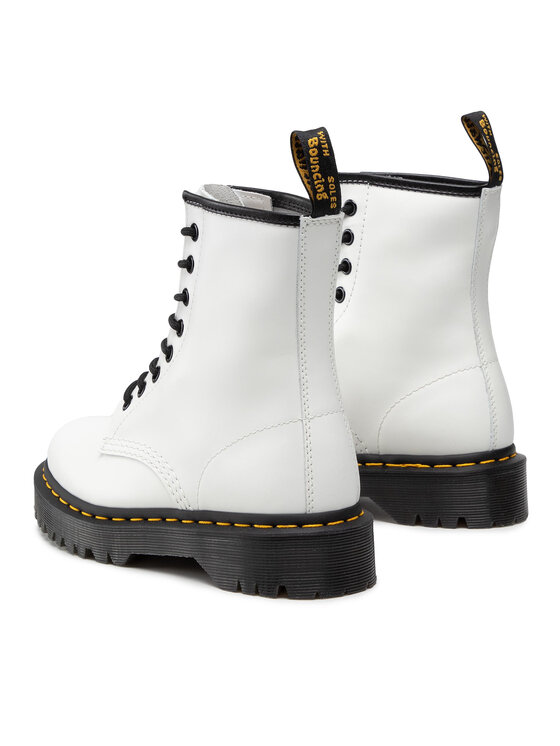 Doc martens 1460 white smooth on sale