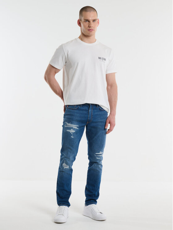 BIG STAR BIG STAR Jeansy TERRY CARROT_419_190 Niebieski Tapered Fit
