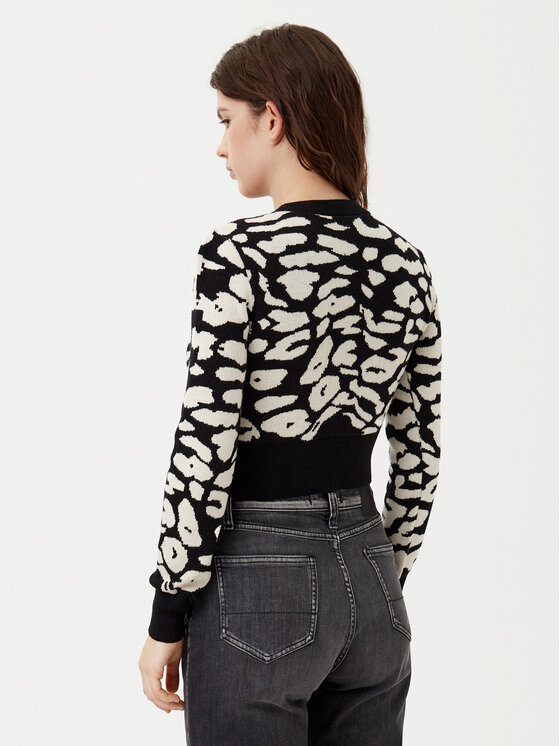 ONLY ONLY Πουλόβερ Lima 15339828 Μαύρο Cropped Fit