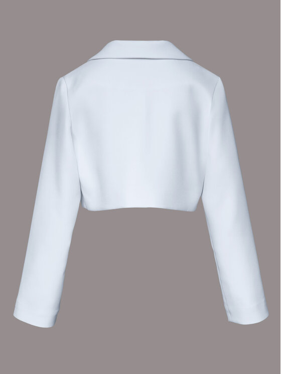 SLY SLY Marynarka 5SM-21A Biały Comfortable Fit