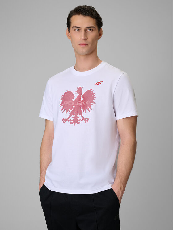 4F 4F T-Shirt TEAMWEAR Biały Regular Fit