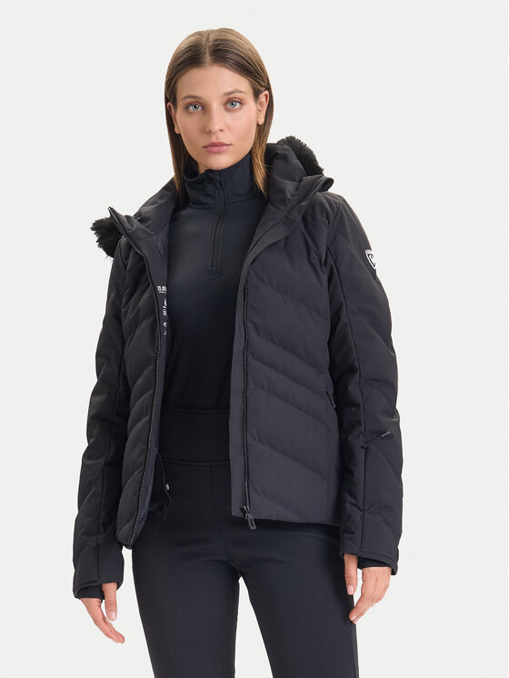 Rossignol Rossignol Lyžařská bunda Staci RLOWJ02 Černá Regular Fit