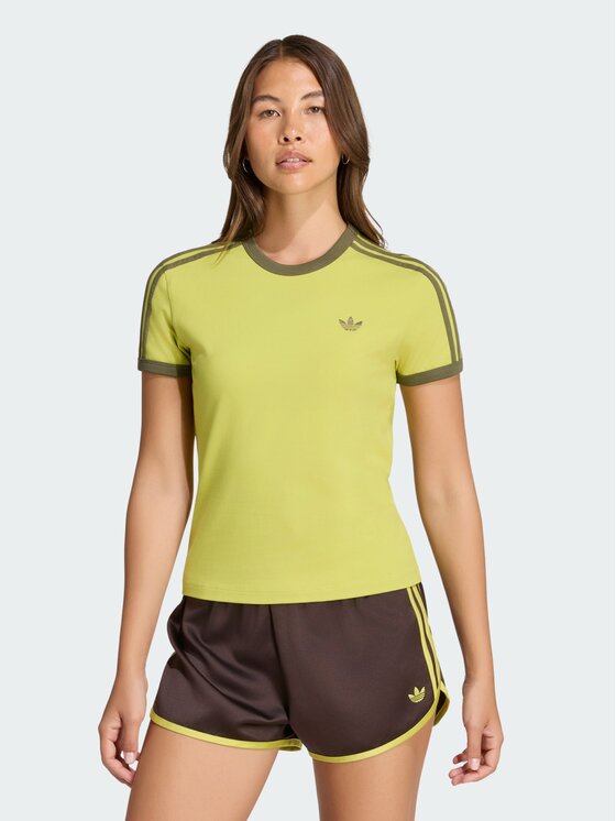 adidas adidas T-Shirt 159026 Zielony Slim Fit