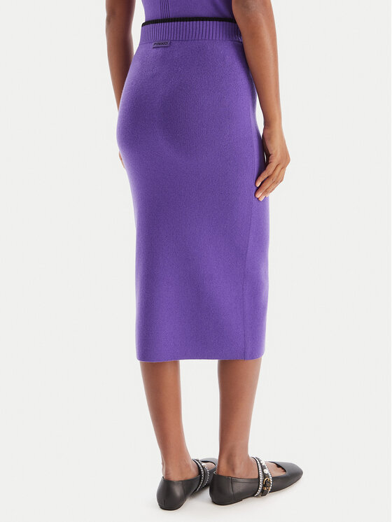 PINKO PINKO Spódnica midi 105489 A2Q9 W21 Fioletowy Regular Fit