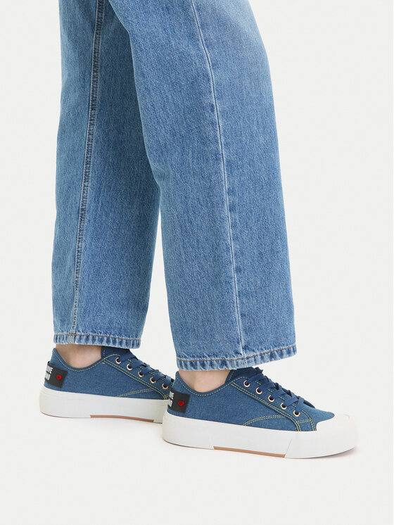 LOVE MOSCHINO LOVE MOSCHINO Кеди JA15012G1MJO5700 Голубий