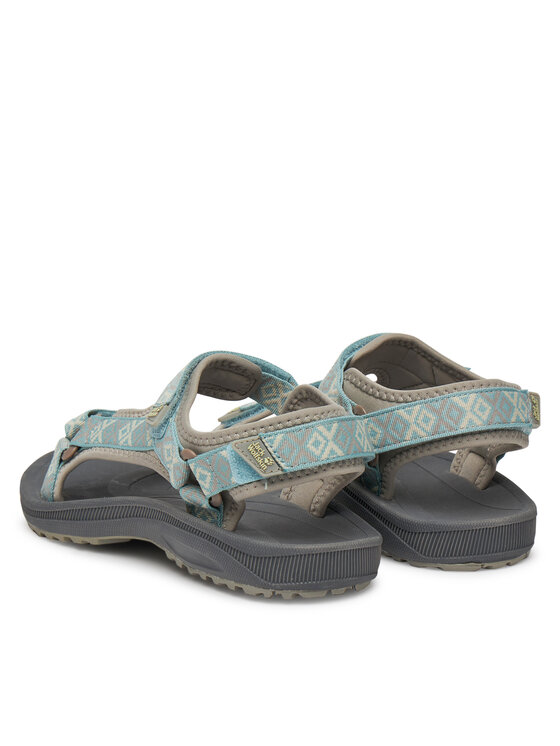 Jack Wolfskin Jack Wolfskin Sandały Wave Breaker 4050291 Zielony