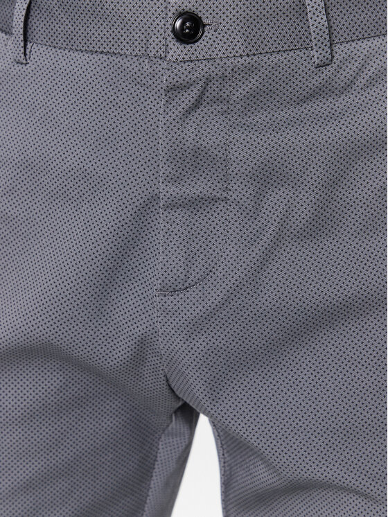 Sisley Sisley Chinos kelnes 4JLESF023 Pilka Slim Fit