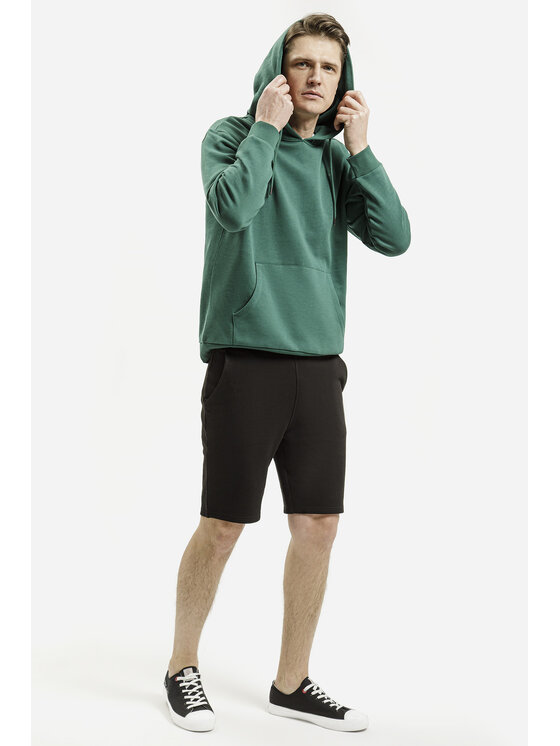 Cross Jeans Cross Jeans Szorty sportowe 49080-020 Czarny Regular Fit