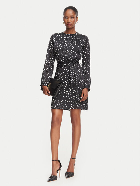 Rinascimento Rinascimento Kleid für den Alltag CFC0130435003 Schwarz Regular Fit