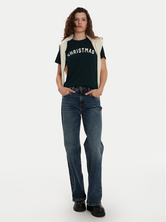 ONLY ONLY T-krekls Frenzy 15331044 Zaļš Relaxed Fit