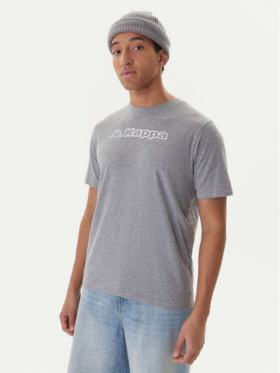Kappa Kappa T-Shirt Feddu 311H7HW Šedá Regular Fit
