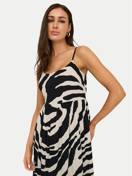 ONLY ONLY Nyári ruha Nova 15347730 Fekete Regular Fit