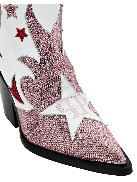 PHILIPP PLEIN PHILIPP PLEIN Kozaki 4419 Czerwony