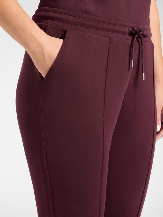 Elena Mirò Elena Mirò Pantaloni di tessuto P024Z100249N039 Bordeaux Regular Fit