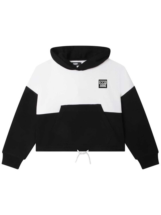 DKNY DKNY Μπλούζα D35S95 S Μαύρο Regular Fit