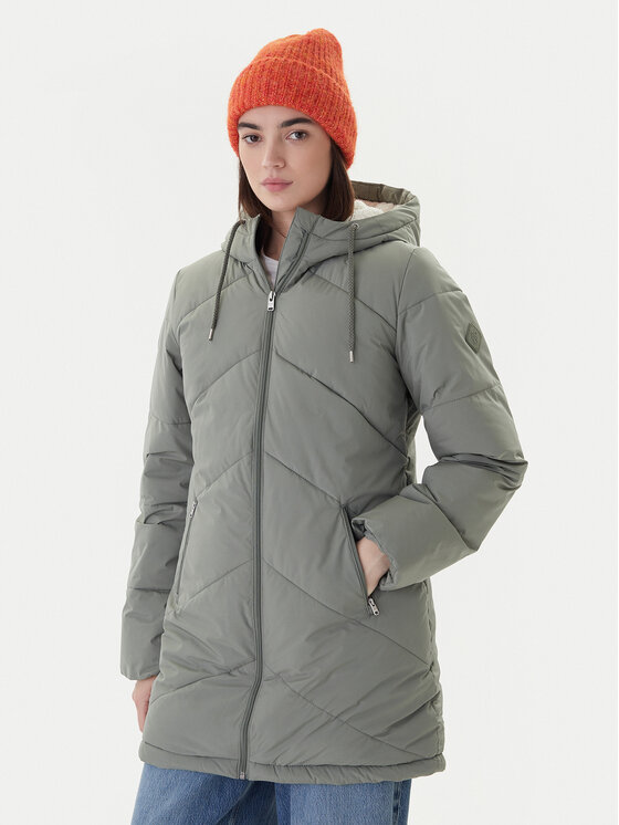 Roxy Kurtka zimowa Better Weather ERJJK03634 Zielony Regular Fit