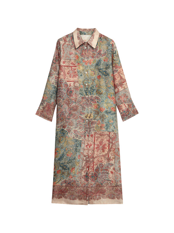 Oltre Oltre Vestito da giorno 7025J000898N0R6 Crema Baggy Fit