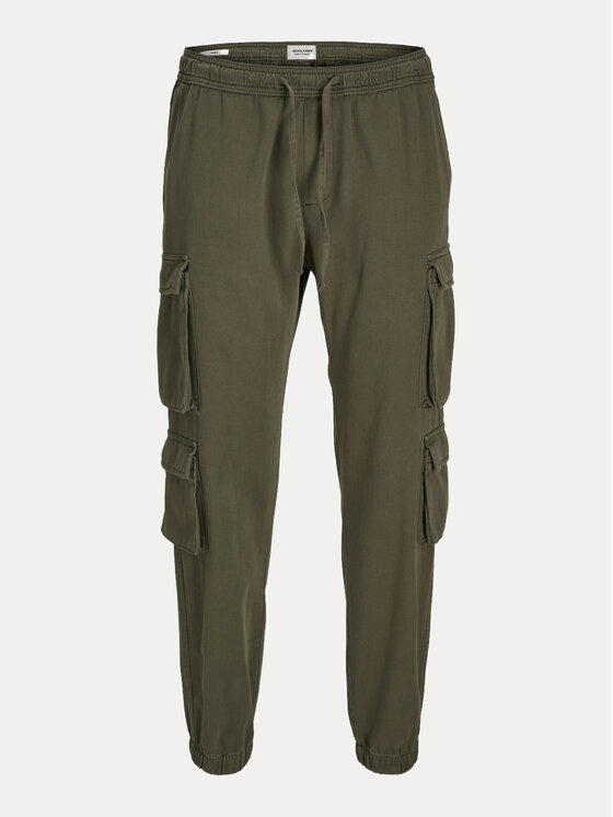 Jack & Jones Jack & Jones Joggers kalhoty Bill 12260915 Zelená Regular Fit