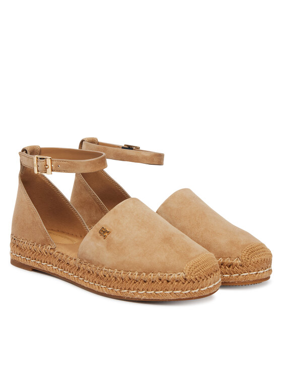 Tommy Hilfiger Tommy Hilfiger Espadrile Th Platform Espad Suede Strap FW0FW09144 Bej