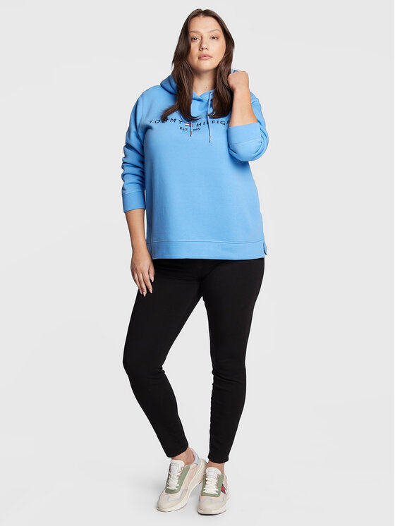 Tommy Hilfiger Curve Sweatshirt Essential WW0WW29155 Blau Regular 