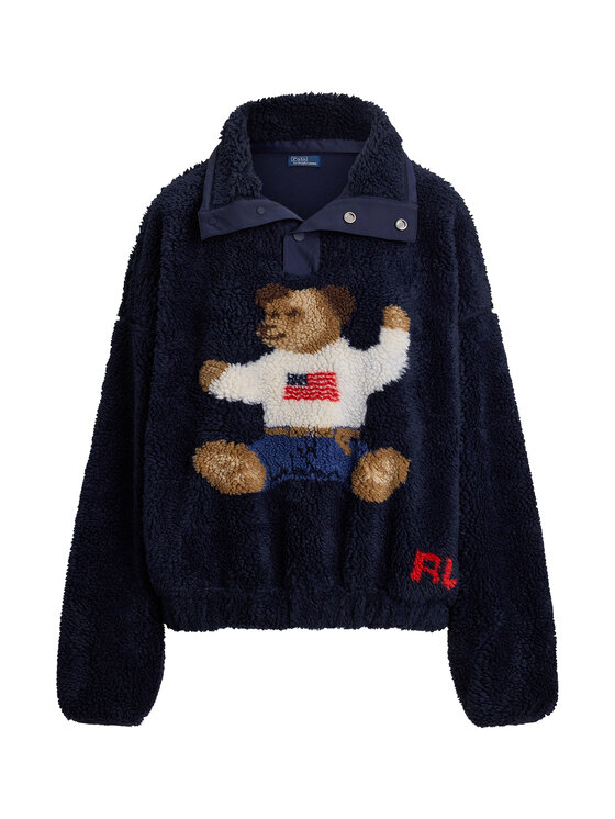 Polo Ralph Lauren Polo Ralph Lauren Polár kabát 211971768001 Sötétkék Relaxed Fit